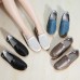 Women Sports Comfy Hollow Slip On Flat Loafers