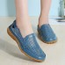 Women Sports Comfy Hollow Slip On Flat Loafers